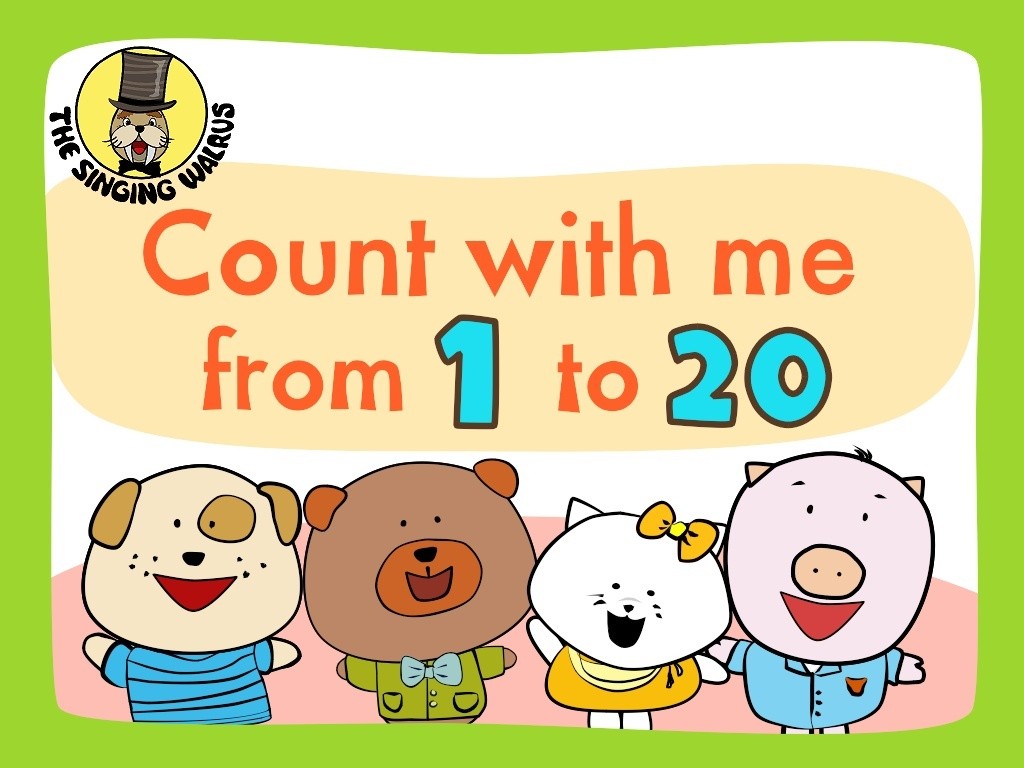 Numbers 1-20 Song video (mp4) - The Singing Walrus