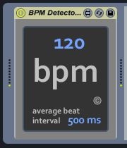Real-Time Midi BPM Detector