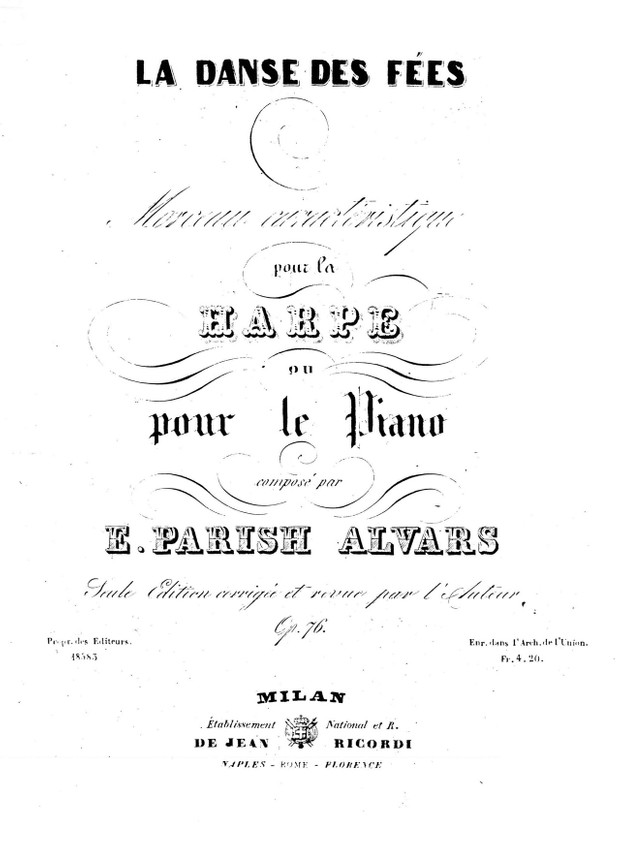 Elias Parish Alvars: La Danse des Fées Op. 76