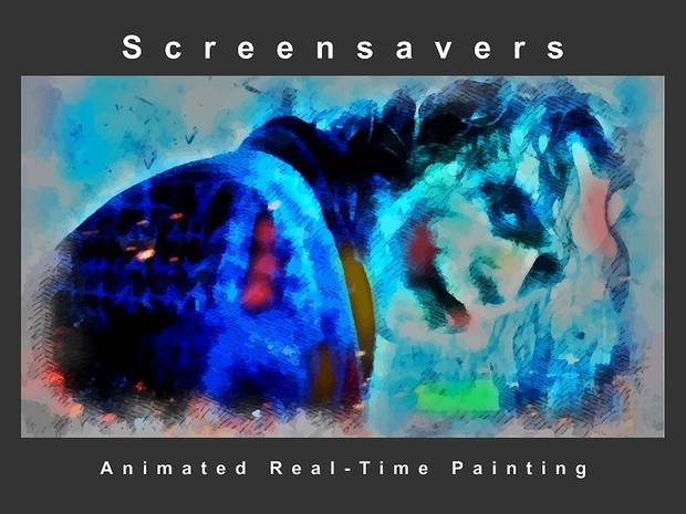 the joker screensaver animated