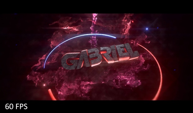3D TEXT INTRO (1080p60 FPS)