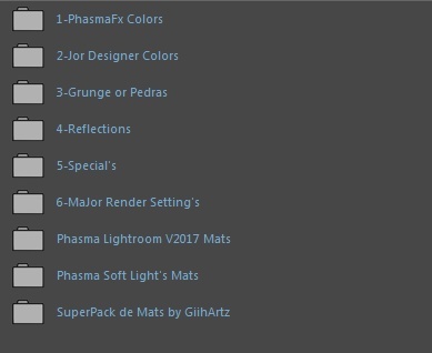 MaJor Lightroom 2018 + MaterialPack whit +300 itens