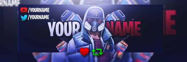 Free Fortnite Header Template Woahhjosh - 