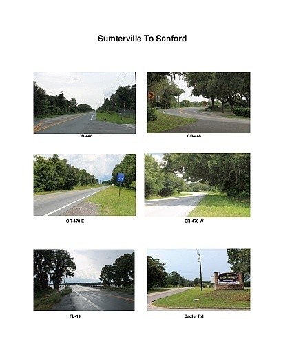 Sumterville To Sanford Scenic Motorcyle Ride