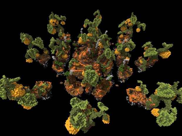 SkyWars map - Pumpkins