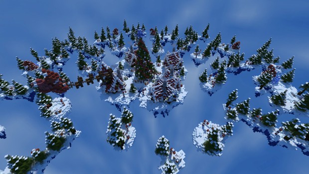 Christmas Skywars map