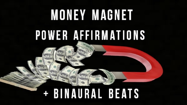 Law of Attraction Money Magnet Power Affirmations + Binaural Beats