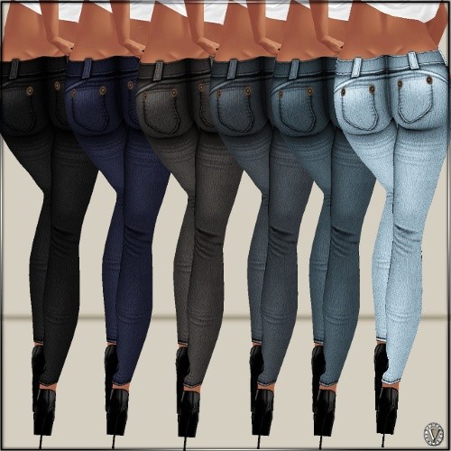 *VP* Skintight Jeans with Flat Resell Rights
