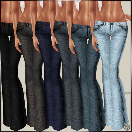 *VP* Flared Jeans with Flat Resell Rights