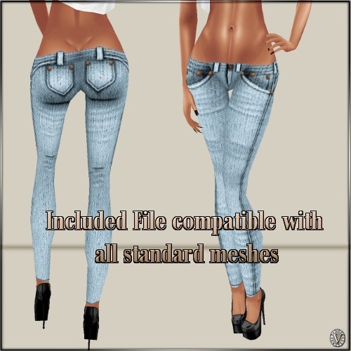 *VP* Skintight Jeans with Flat Resell Rights