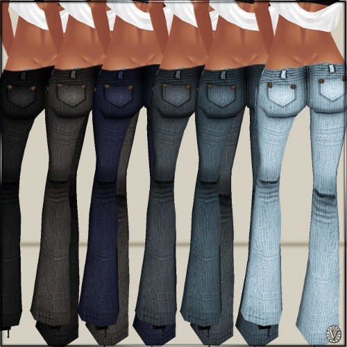 *VP* Flared Jeans with Flat Resell Rights