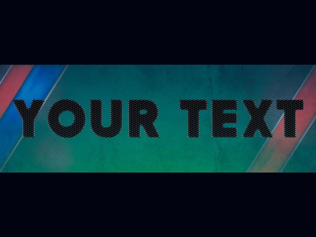 Youtube Banner | Carbon Fiber Premium Template