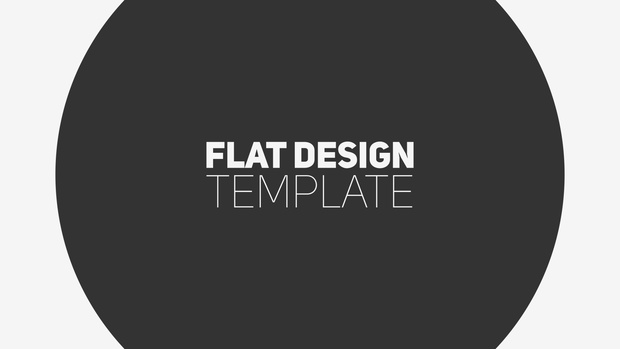 FLAT DESIGN FREE INTRO - After Effects FREE Template