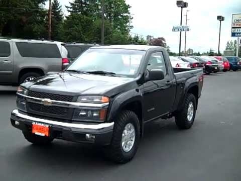 GMC Canyon - Chevrolet Colorado 2004 to 2006 Factory Service Workshop repair manual