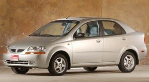 Pontiac WAVE - Chevrolet Aveo 2002-2006 Factory Service Workshop repair manual