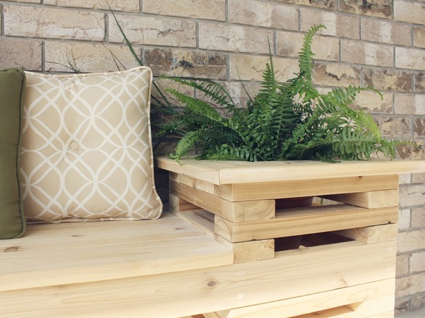 Cedar Bench Rendering & Drawing