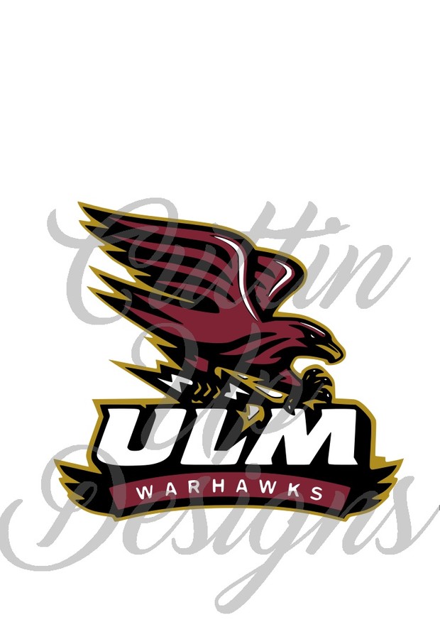 ULM Warhawks Logo SVG Cutting file for Cricut or Cameo.
