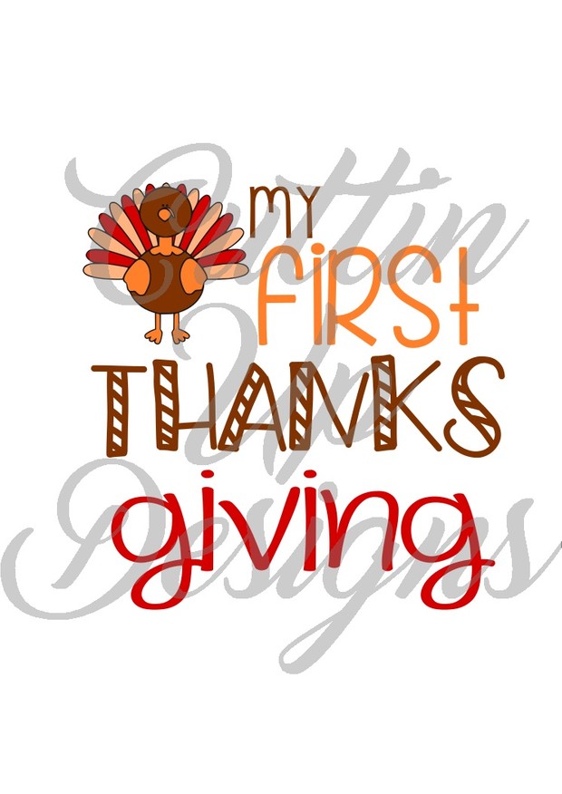 My first 1st Thanksgiving SVG Cut File. Great design for a boy's shirt. Easy cut and layer