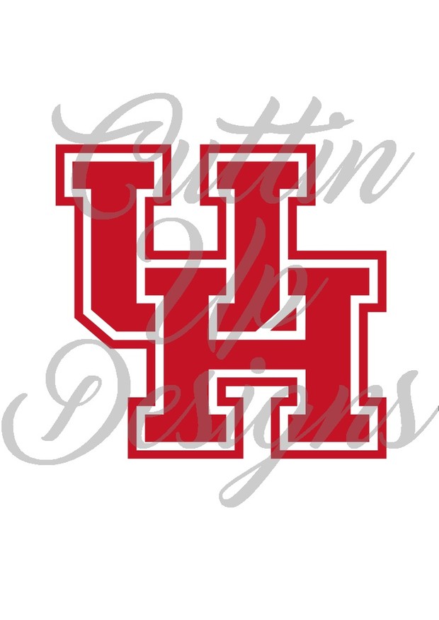 University of Houston Logo SVG Cutting file for cricut or cameo. Great cut. One color.