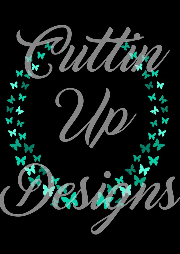 Butterfly Monogram Frame SVG Cutting File for Cricut or Cameo