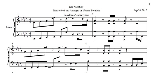 Beyonce - Ego Sheet Music