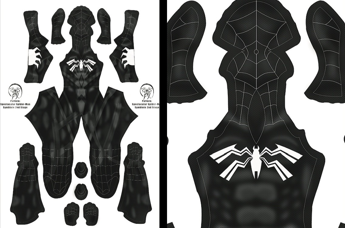 Spectacular Spider Man 2nd Stage Symbiote Black Suit Cmdesignfx 1384