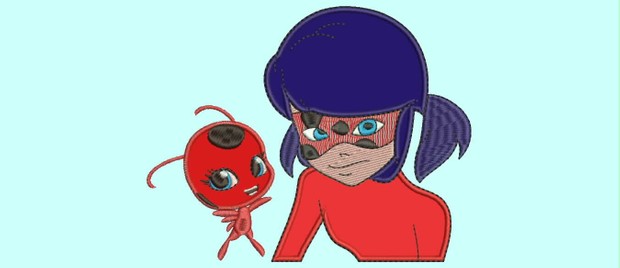 Miraculous Ladybug - embroidery designed - wilcom
