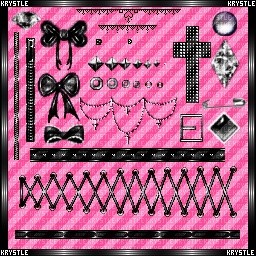 Krystle's Pixel Pack V3 {Gothic Corset Dreams}