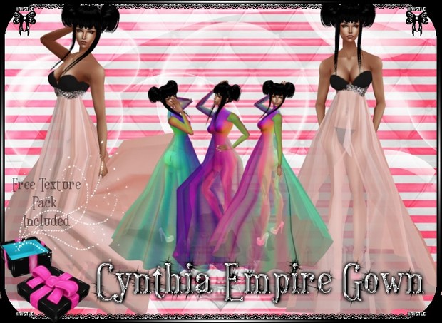💎 Cynthia Empire Gown