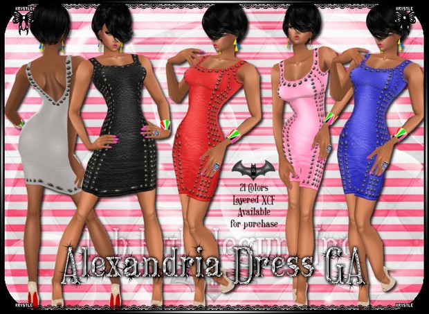 Alexandria Dress PNG Edition