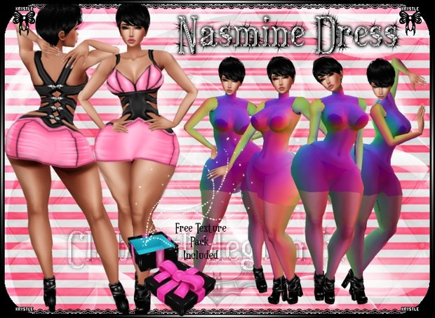 π Nasmine Demi-Dress Mesh