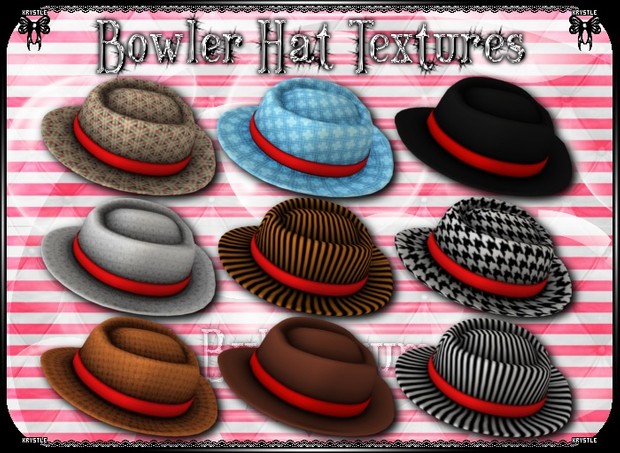 Bowler Hat Texture Freebie!!