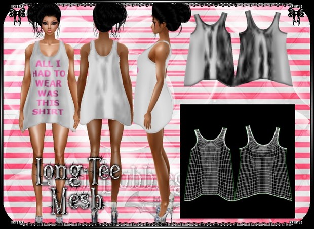 💎 Long Tee {Mesh} Moschino Inspired