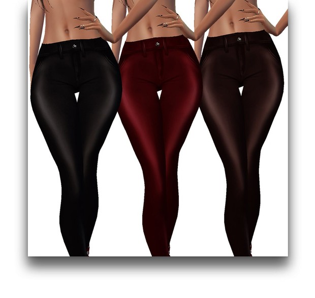 Leather jeans textures