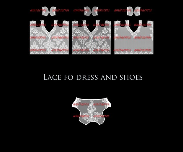 LACE DRESS & SHOES