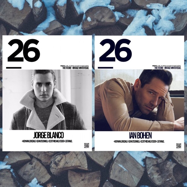 26 Magazine Jorge Blanco, Ian Bohen