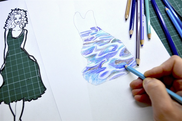 Fashion design con Texture: 8 fogli di lavoro