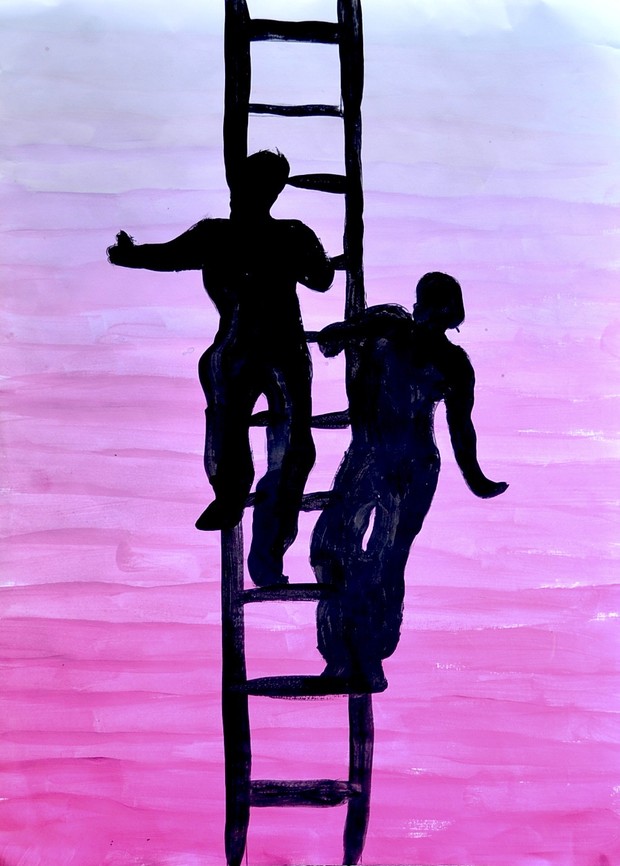 Silhouette di figure: 22 fogli di lavoro