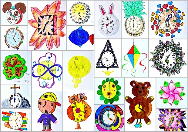 Design a wall clock: worksheets