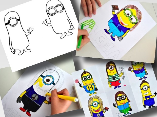 MINIONS AVATAR : 2 sagome stampabili