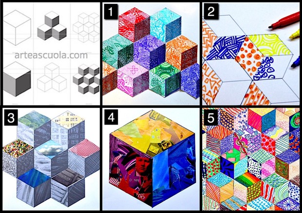 Cubes: 6 worksheets