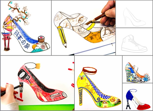 Shoe Design: 2 fogli di lavoro