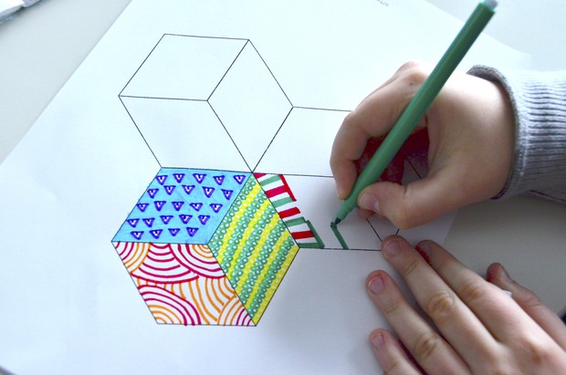 Cubes: 6 worksheets