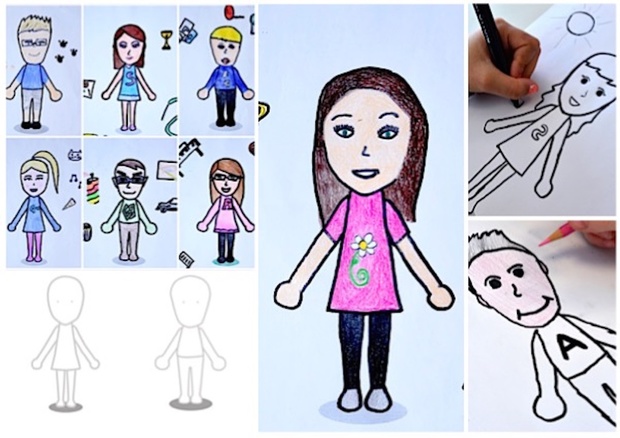 Mii like me: 2 worksheets