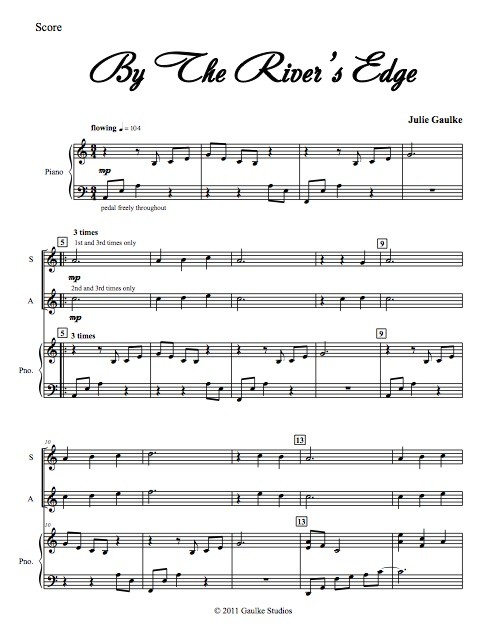 By The River's Edge with mp3 accompaniment track