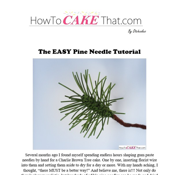 The EASY Pine Needle Tutorial