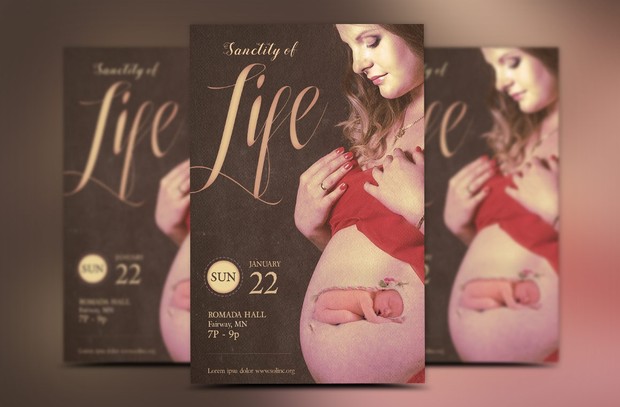 Sanctity Life Flyer Template