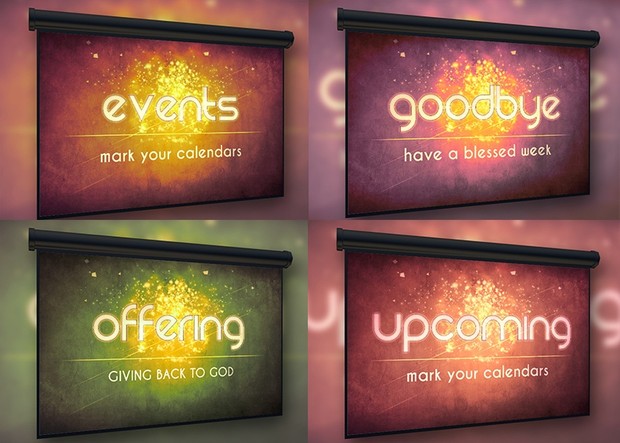 Light Church Slide Template