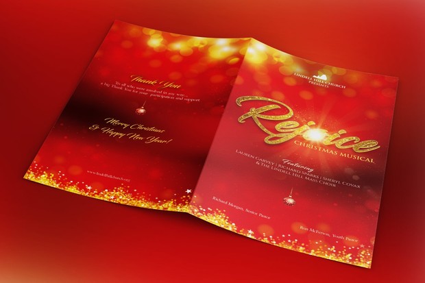 Rejoice Christmas Cantata Program Template