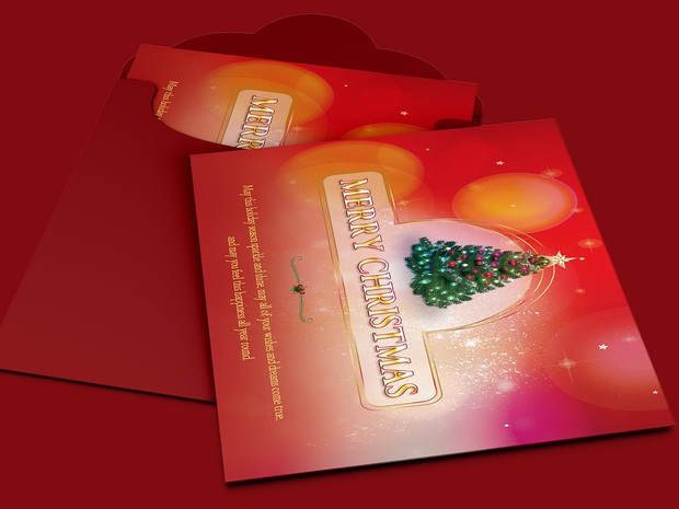 Christmas Greeting Card Template